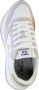 Sun68 Witte Sneakers Veters Rubberen Zool White - Thumbnail 13