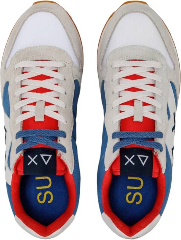 Sun68 Witte Sneakers voor Mannen Multicolor Heren