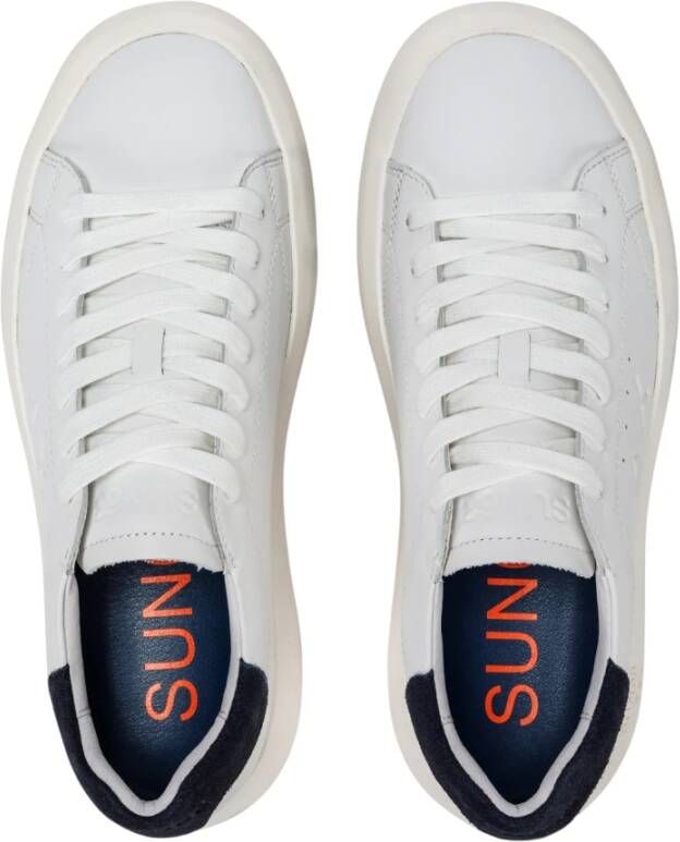 Sun68 Witte Sneakers White Heren