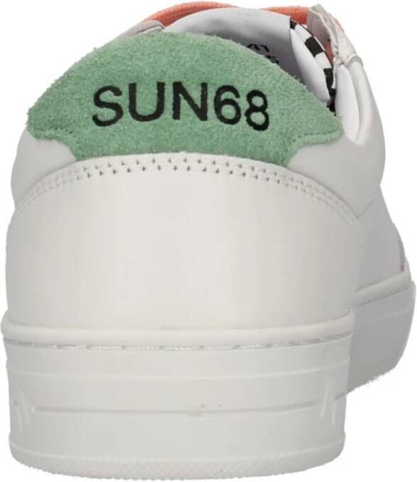 Sun68 Z32125 Low Sneakers Man Groen Heren