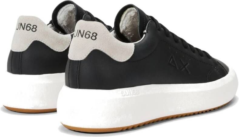 Sun68 Zwarte lage sneakers