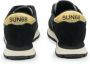 Sun68 Zwarte leren sneakers met glinsterende gouden details Zwart Dames - Thumbnail 6