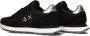 Sun68 Ally Solid Nylon Sneakers Dames Zwart - Thumbnail 10