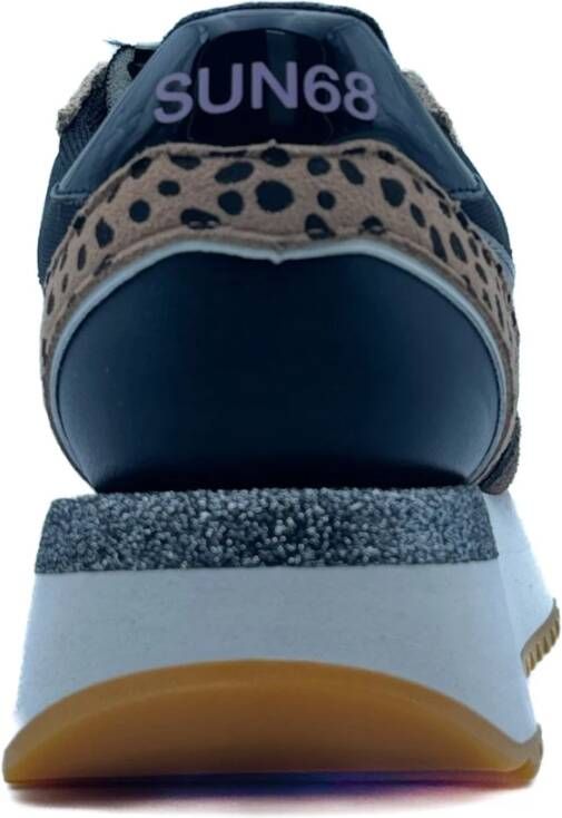 SUN68 Big Stargirl Mix Material Z44218_11 Zwart - Foto 6