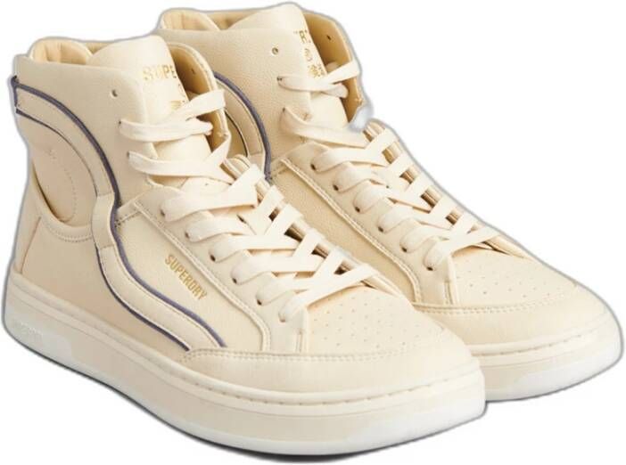 Superdry Dames sportschoenen Lux véganes Beige Dames