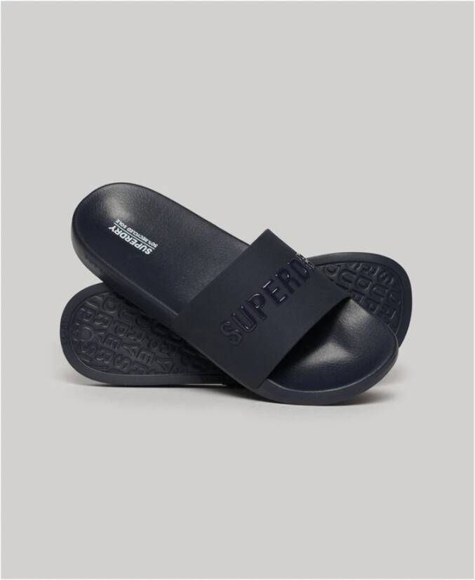 Superdry Stijlvolle Pantoffels Black Heren