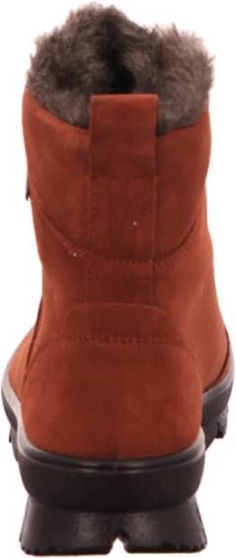 Superfit Leren Enkellaars Novara Brown Dames