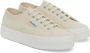 Superga Beige Platform Sneakers Beige - Thumbnail 3