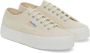 Superga Beige Platform Sneakers Beige Dames - Thumbnail 4