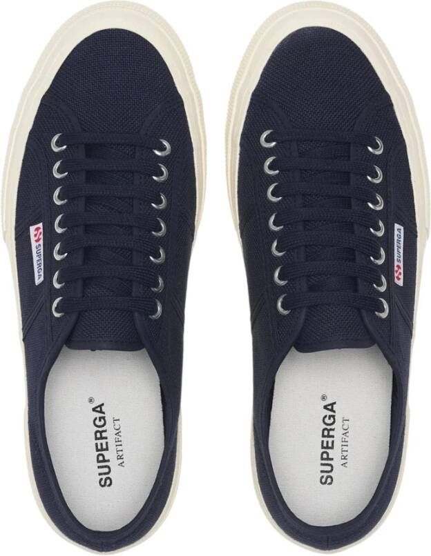 Superga Blauwe Sneakers 2750 OG Stijl