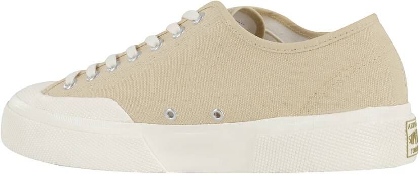 Superga Canvas Lage Sneakers Beige