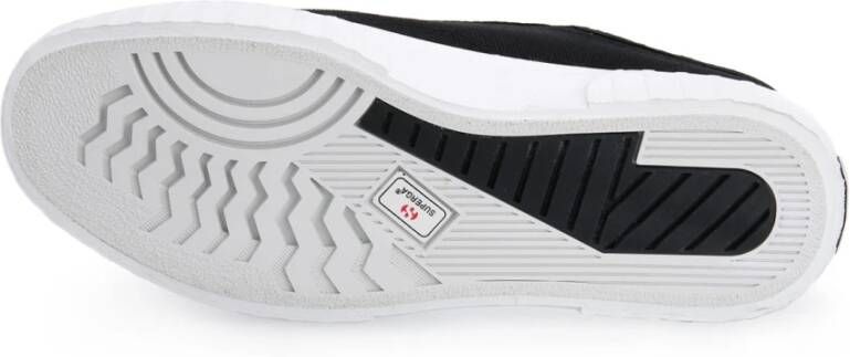 Superga Gestreepte Modieuze Sneakers Black Dames
