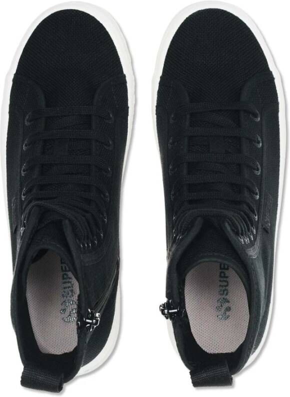 Superga High Boots Zwart Dames