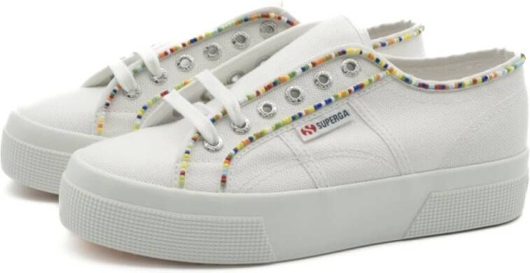 Superga Multicolor Kralen Damesschoenen 2740 White Dames