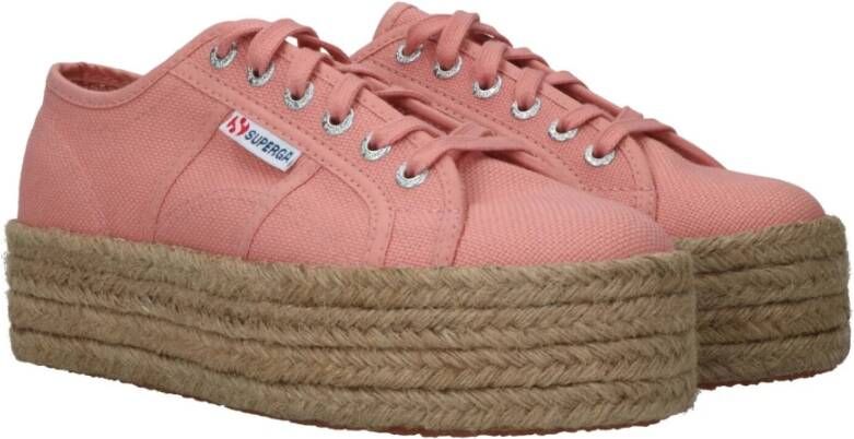 Superga Rope sneaker Roze Dames