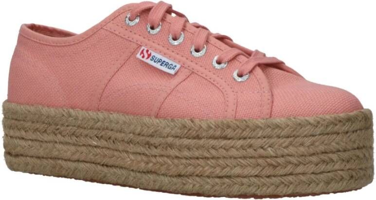 Superga Rope sneaker Roze Dames