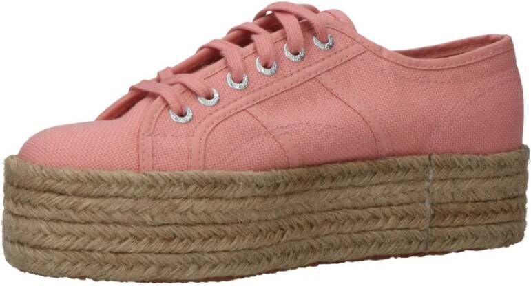 Superga Rope sneaker Roze Dames