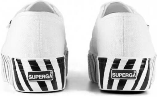Superga Sneakers met wig Wit Dames