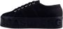 Superga 2790 Shiny Printed Platform Zwart Dames - Thumbnail 4