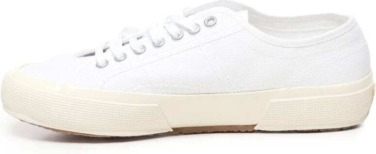 Superga Witte Canvas Sneakers met Rubberen Zool