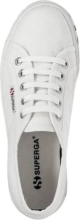 Superga Witte casual textiel damessneakers White Dames