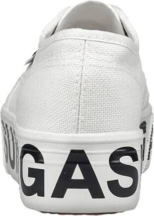 Superga Witte casual textiel damessneakers White Dames