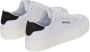 Superga Witte Zwarte Leren Court Sneakers White Heren - Thumbnail 3