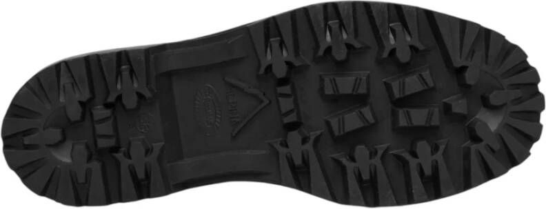 Superga Zwarte Rubberen Mid-Cut Laarzen