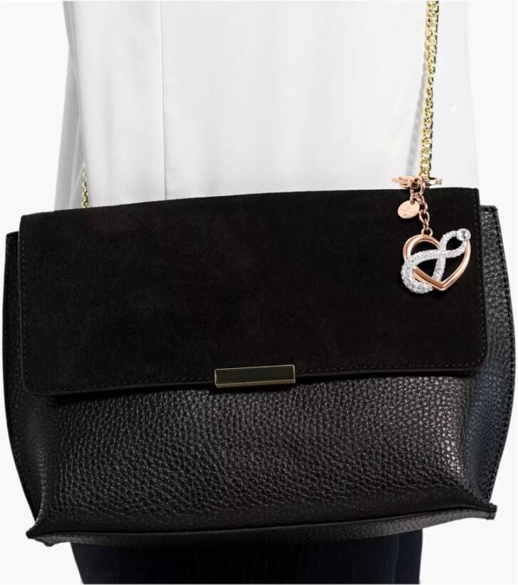 Swarovski Dames Handtas Bedel Oneindigheidssymbool en Hart Wit Infinite 5530885