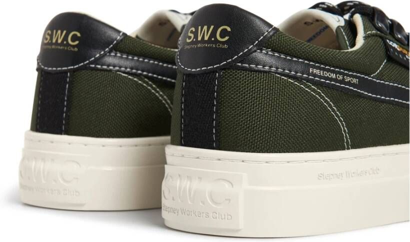 S.w.c. Stepney Workers Club Dellow S-Strike Cup Cordura Low Tops Groen Heren