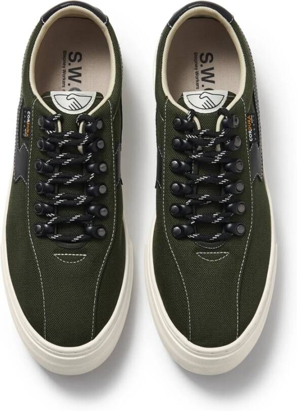 S.w.c. Stepney Workers Club Dellow S-Strike Cup Cordura Low Tops Groen Heren