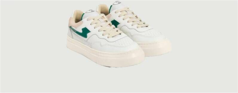 S.w.c. Stepney Workers Club Pearl S-Strike Sneakers met Cupsole zool Wit Heren