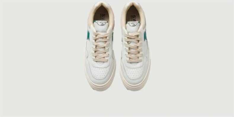 S.w.c. Stepney Workers Club Pearl S-Strike Sneakers met Cupsole zool Wit Heren