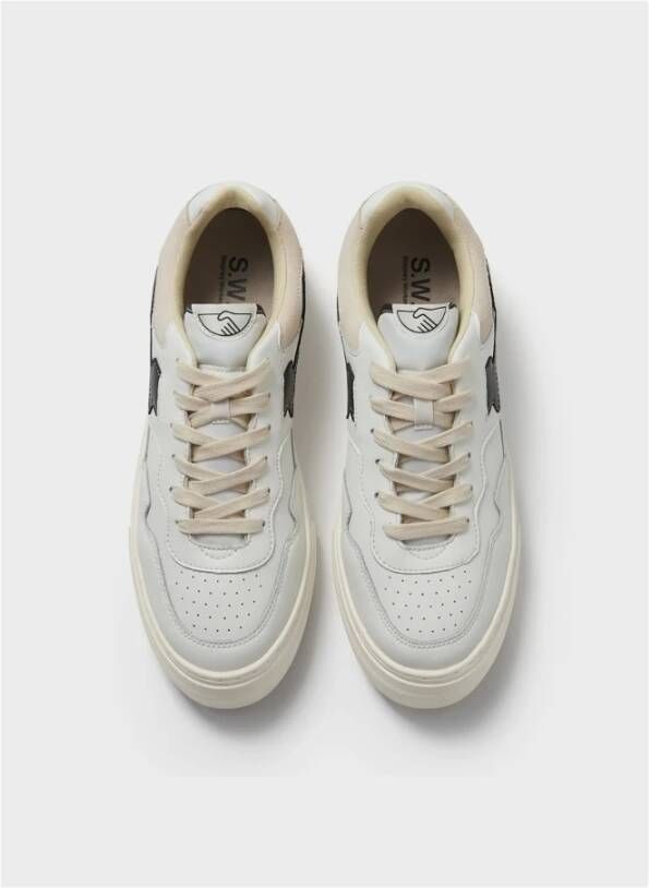 S.w.c. Stepney Workers Club Leren sneakers voor mannen White Heren