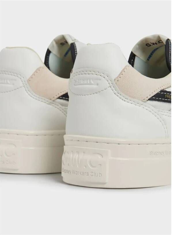 S.w.c. Stepney Workers Club Leren sneakers voor mannen White Heren