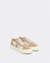 S.w.c. Stepney Workers Club Canvas Sneaker met Shroom Hands Print Beige Dames - Thumbnail 2