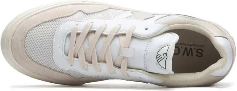 S.w.c. Stepney Workers Club Suede Mix Sneakers met Lamella Tread Multicolor Heren