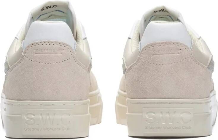 S.w.c. Stepney Workers Club Suede Mix Sneakers met Lamella Tread Multicolor Heren
