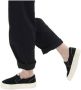 S.w.c. Stepney Workers Club Wilde Suède Sneaker met Elastische Inzetstukken Black - Thumbnail 8