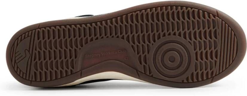 S.w.c. Stepney Workers Club Sportieve Leren Sneaker met Cupsole Constructie