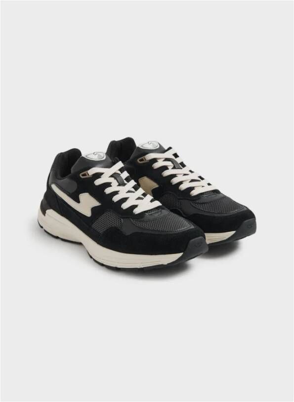 S.w.c. Stepney Workers Club S-Strike Suede Mix Sneakers Black Heren