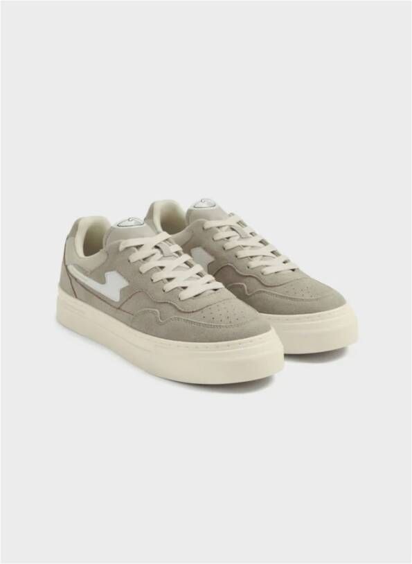 S.w.c. Stepney Workers Club Suede Pearl S-Strike Sneakers Gray Heren