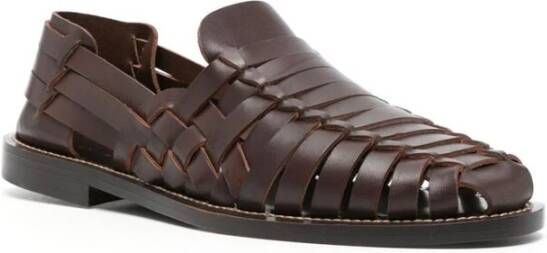 Tagliatore Flat Sandals Brown Heren