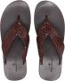 Tagliatore Bruine Leren Flip Flops voor Mannen Brown Heren - Thumbnail 5