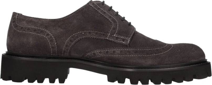 Tagliatore Platte schoenen Grijs Gray Heren