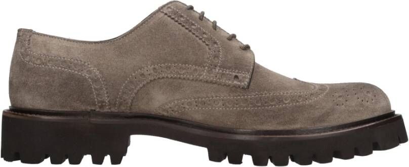 Tagliatore Platte schoenen Grijs Gray Heren