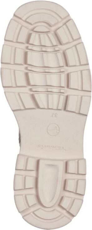 Tamaris Beige Enkellaarsjes