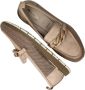 Tamaris Beige leren loafers met verharde hiel Beige Dames - Thumbnail 3