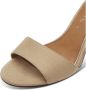 Tamaris Sandalen met hak beige Textiel Dames - Thumbnail 10