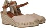 Tamaris Beige Suede Espadrille Sleehak met Leren Voetbed Beige Dames - Thumbnail 8